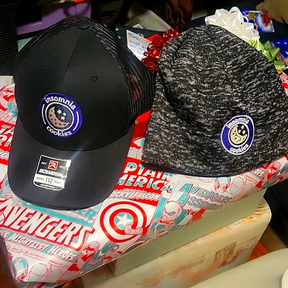 Insomnia Cookies merchandise bundle. *2 T-shirts size Small*1 Beanie*1 Snapback - Picture 4 of 4